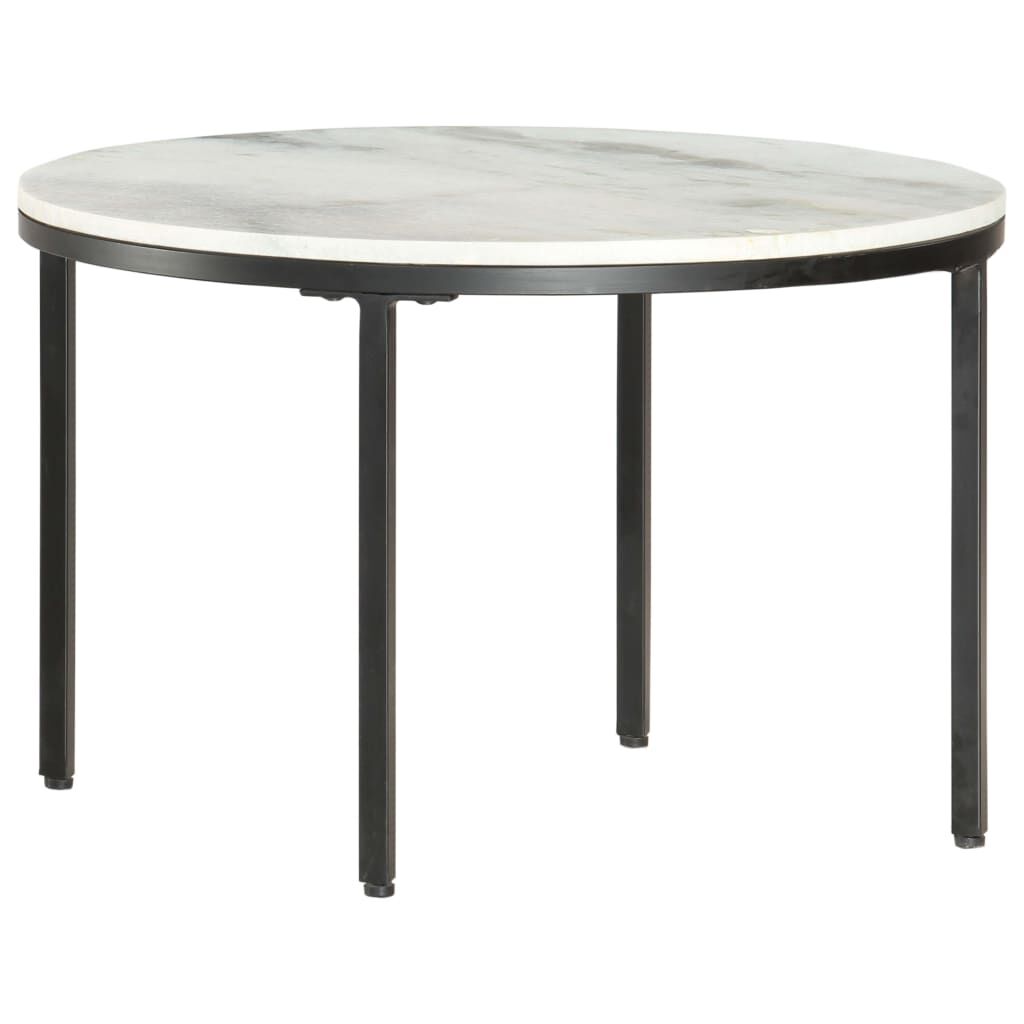 Table basse ronde Ø65 en marbre véritable