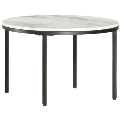 Table basse ronde Ø65 en marbre véritable