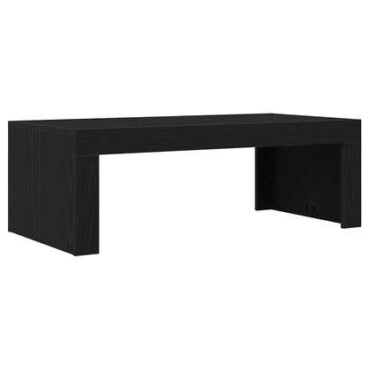 Table basse 102 cm décor chêne noir, ligne japandi