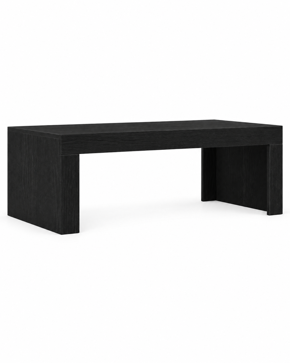 Table basse japandi décor chêne noir 102 - packshot