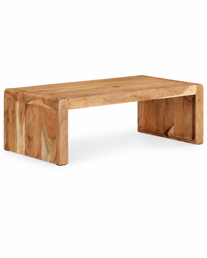 Table basse 110 cm acacia - packshot