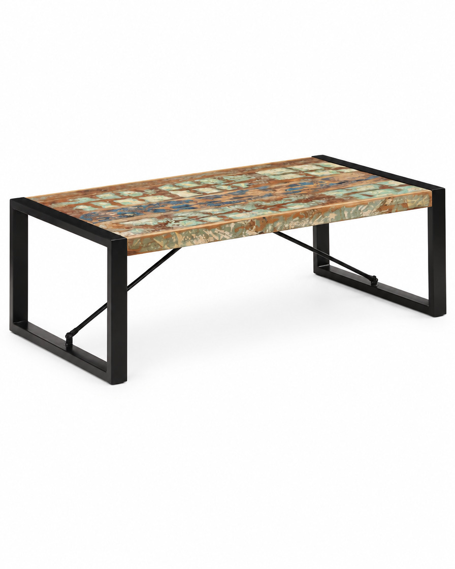 Table basse 120 bois massif luge - packshot